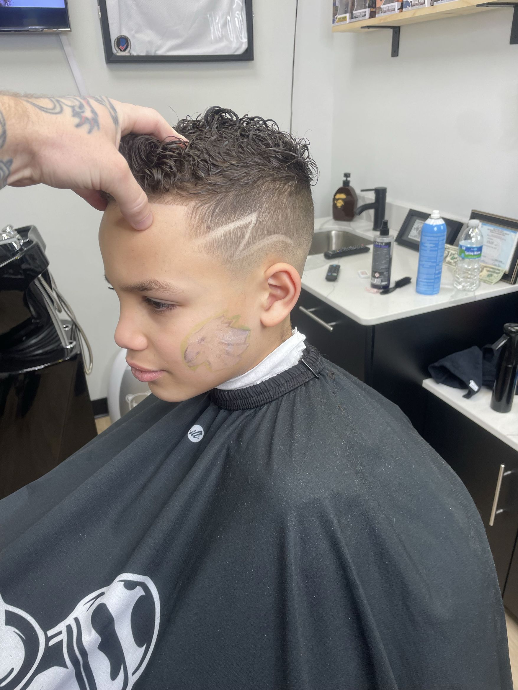 Clean taper with sharp lineup