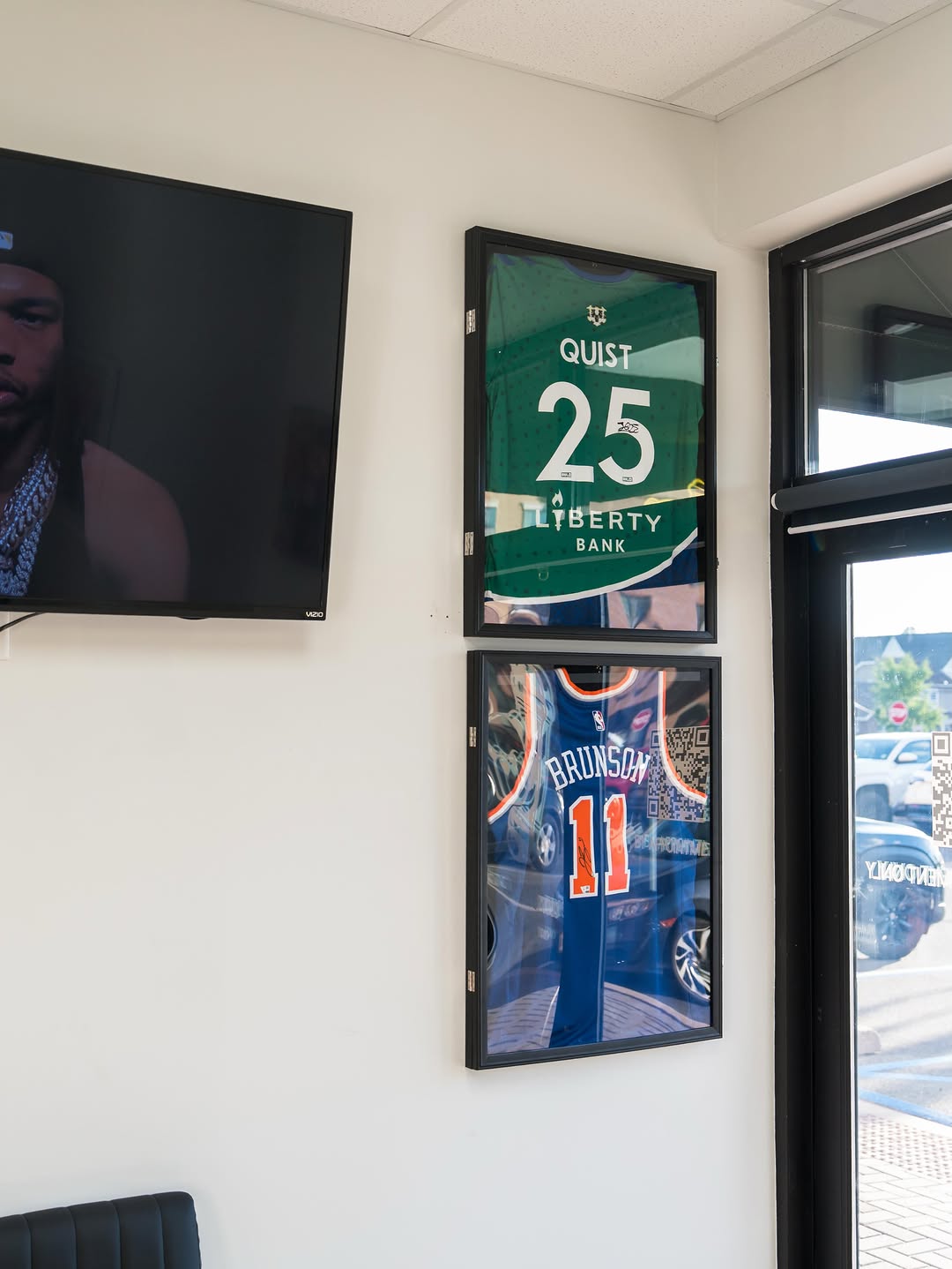 Signed jerseys